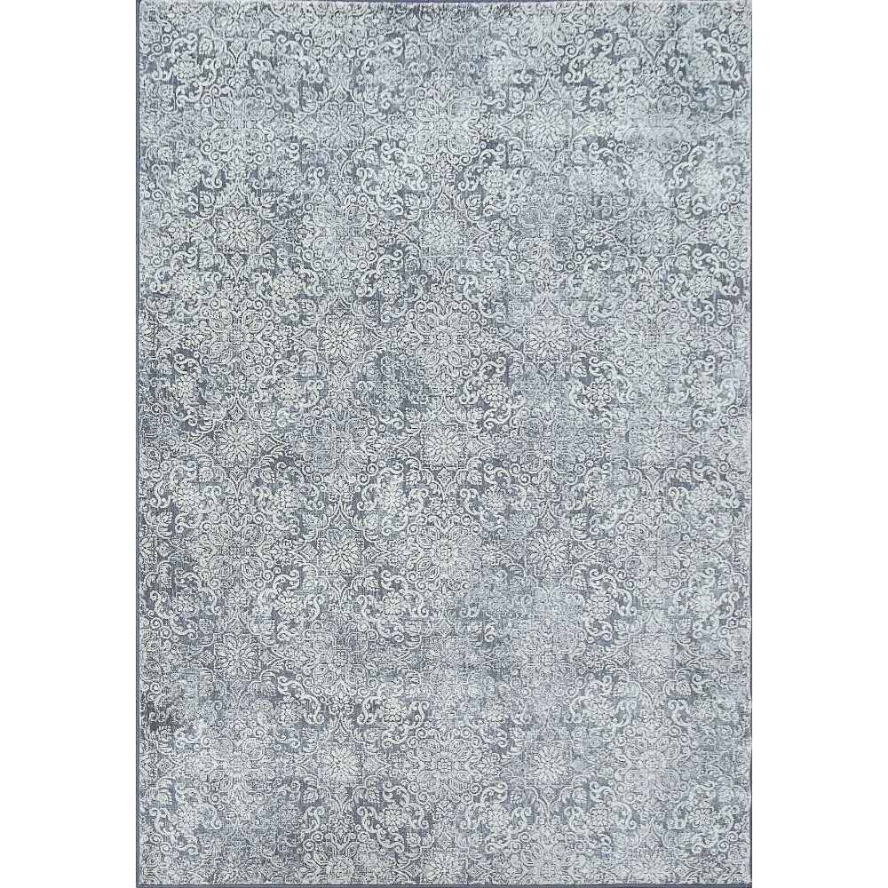 Dynamic Rugs 57162-4666 Ancient Garden 5.3 Ft. X 7.7 Ft. Rectangle Rug in Light Blue